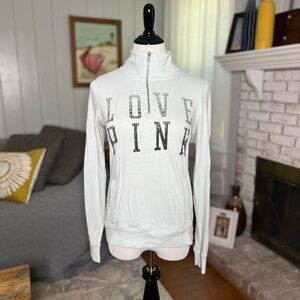 Pink Victoria’s Secret long sleeve lightweight sweat shirt